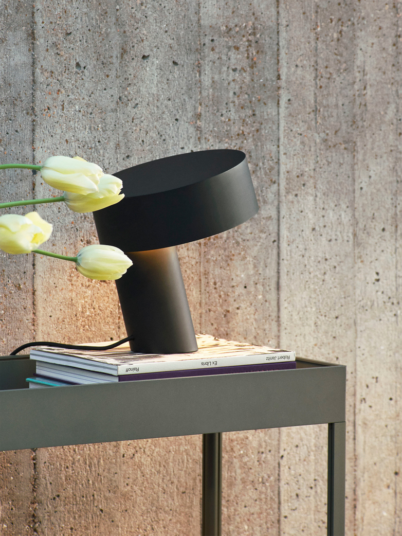 Slant Table Lamp - Soft Balck