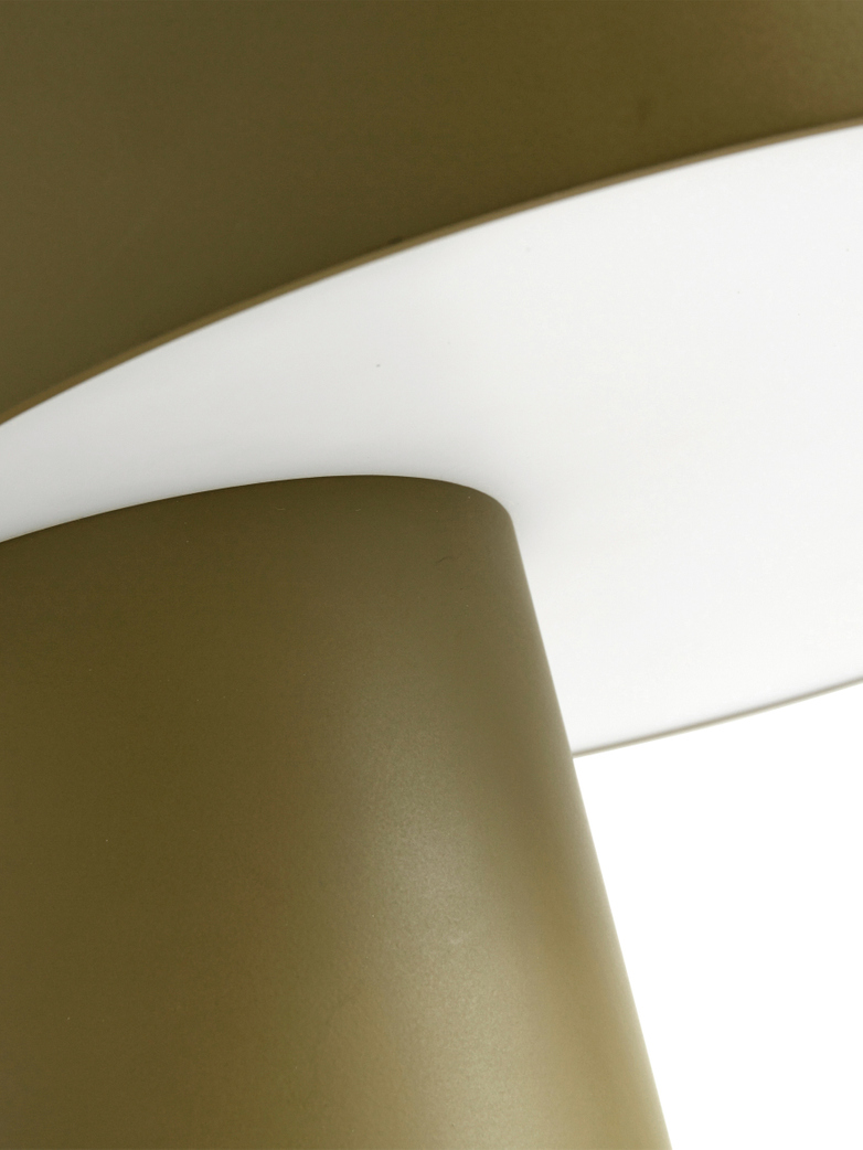 Slant Table Lamp - Khaki Green