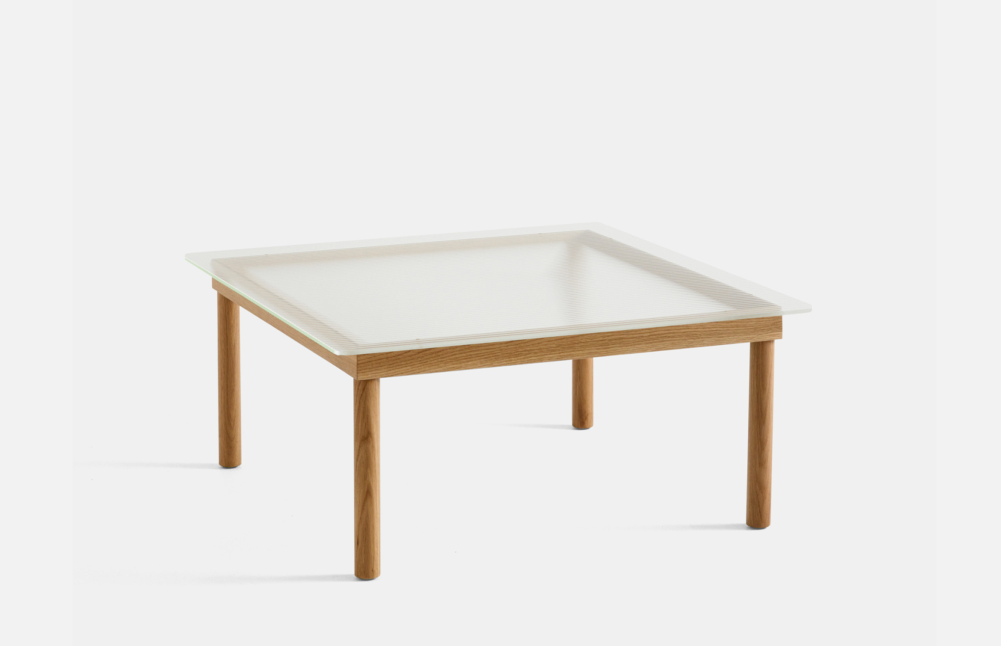 40037 2073819c77 1 40112 76e074361f 80x80 Clear Reeded Glass Tabletop Wb Lacquer Oak Frame Original Portrait