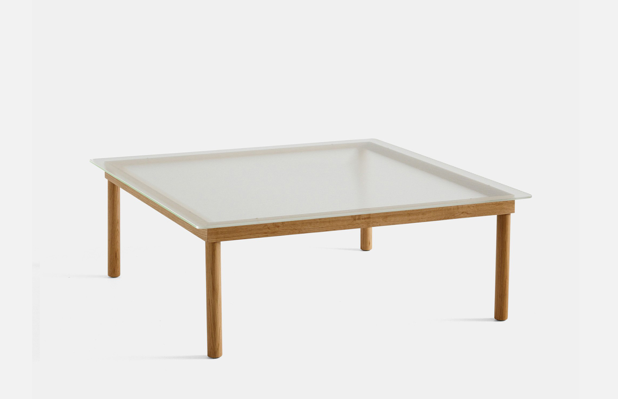 40050 1483559386 1 42268 5d5ac19b54 941755 Kofi 100x100 Clear Reeded Glass Tabletop Wb Lacquer Oak Frame Zoom Portrait