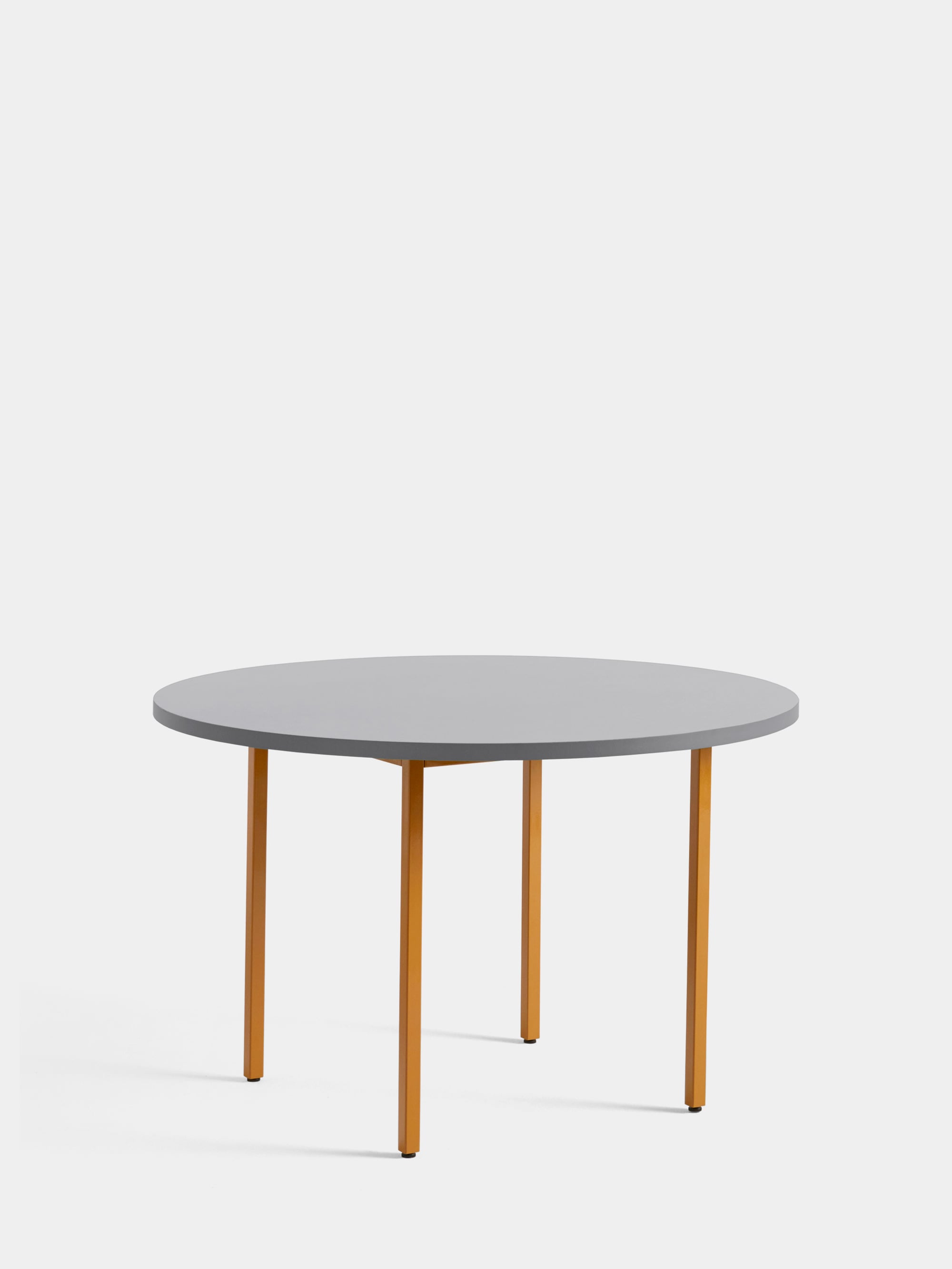 40079 Bd5ca1bac2 942023 Two Colour Dia120 Light Grey Wb Lacquer Valchromat Tabletop Ochre Powder Coated Steel Portrait
