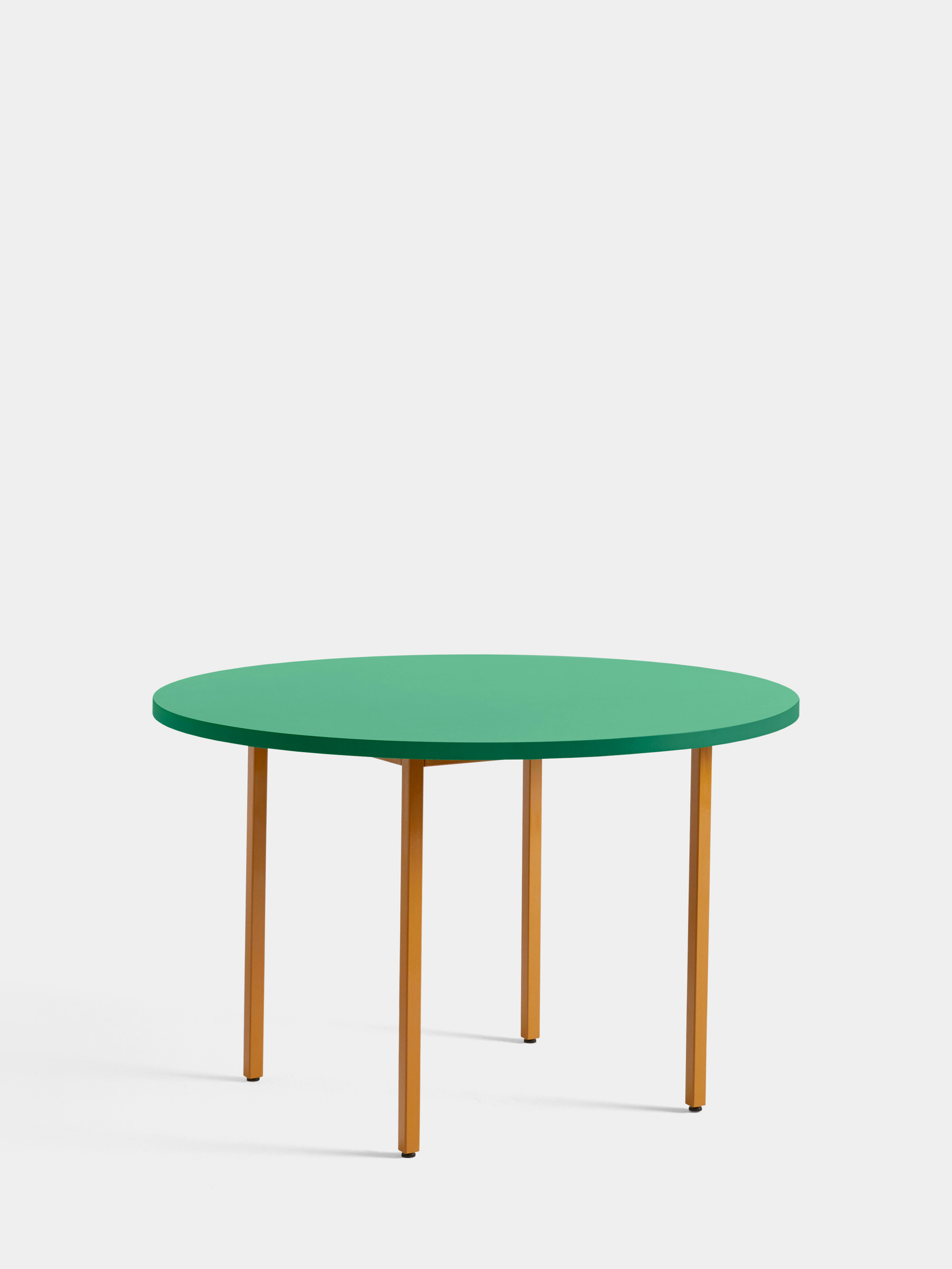 40081 Fa2e0b5b61 942027 Two Colour Dia120 Green Mint Wb Lacquer Valchromat Tabletop Ochre Powder Coated Steel Portrait
