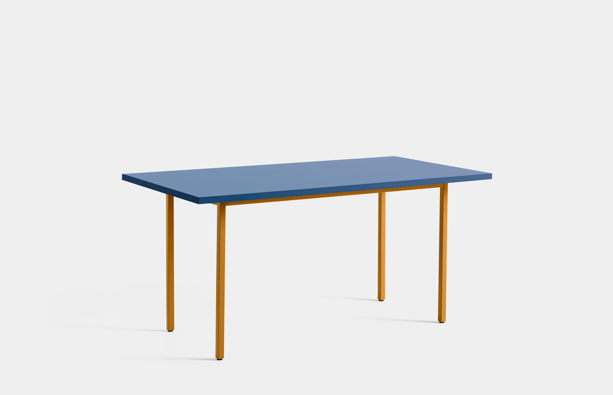 40086 9114d558ba 942037 Two Colour L160xw82 Blue Wb Lacquer Valchromat Tabletop Ochre Powder Coated Steel Portrait
