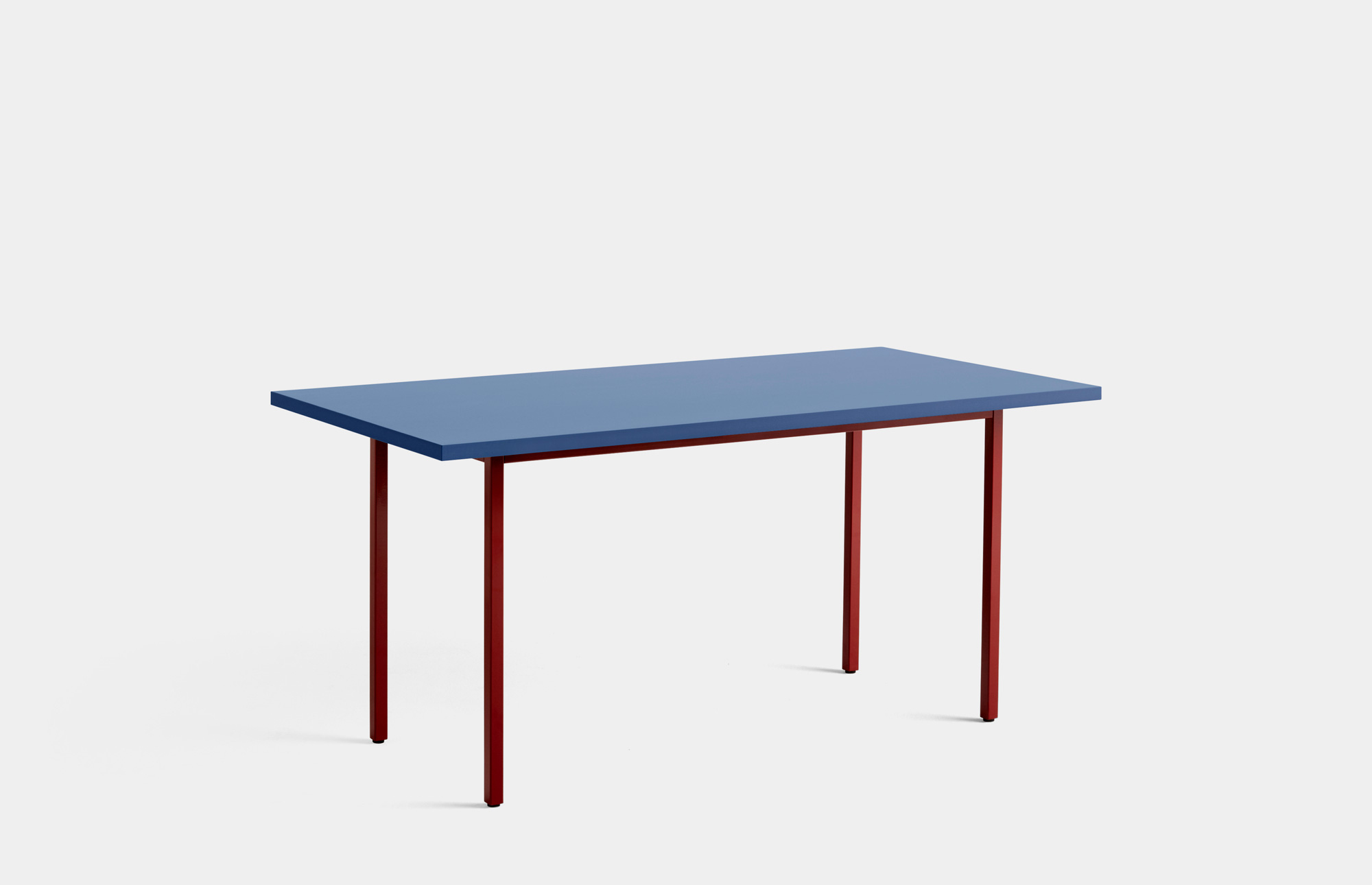 40088 60011be45a 942041 Two Colour L160xw82 Blue Wb Lacquer Valchromat Tabletop Maroon Red Powder Coated Steel Portrait