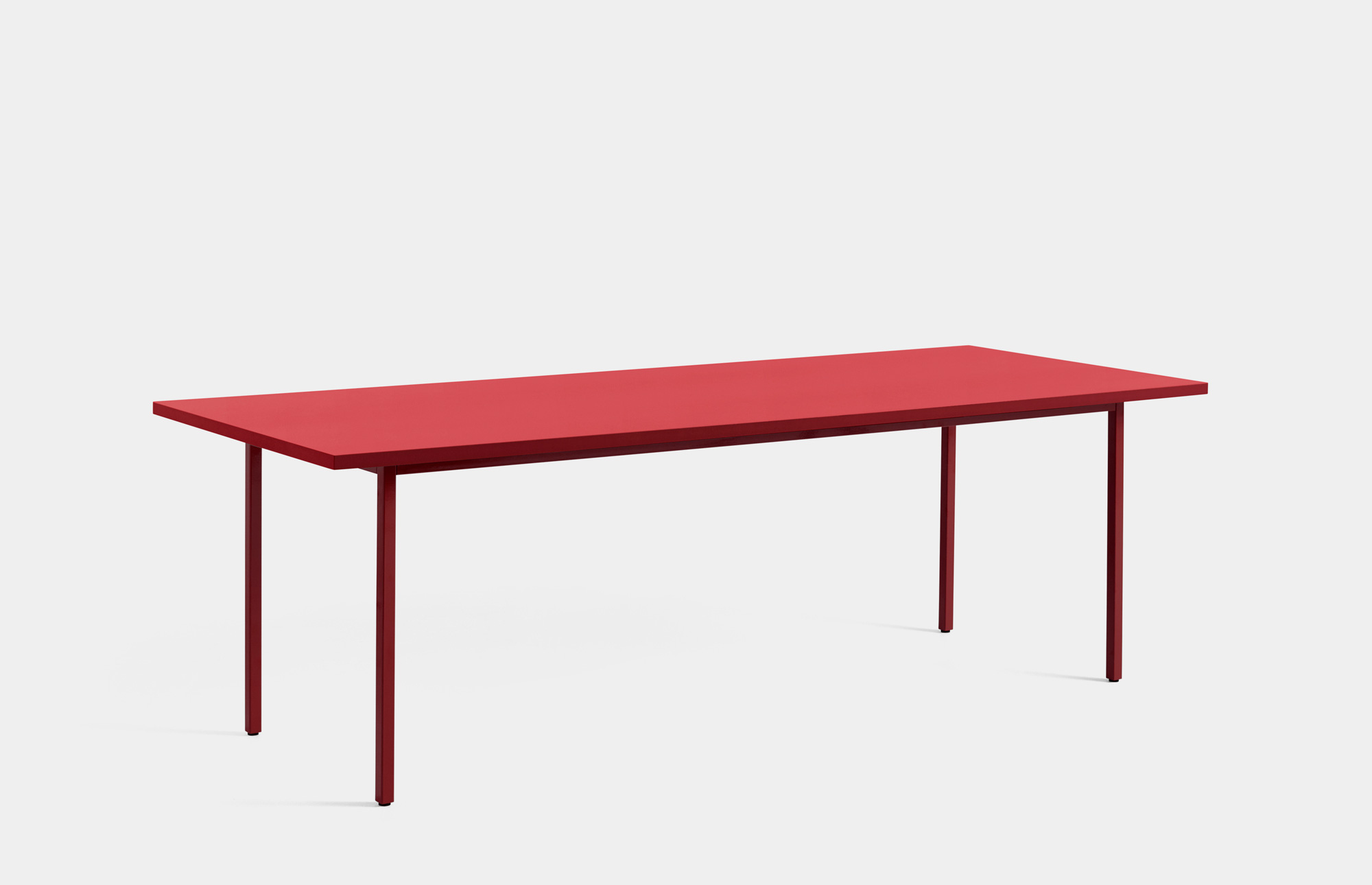 40101 9365060296 942067 Two Colour L240xw90 Red Wb Lacquer Valchromat Tabletop Maroon Red Powder Coated Steel Portrait