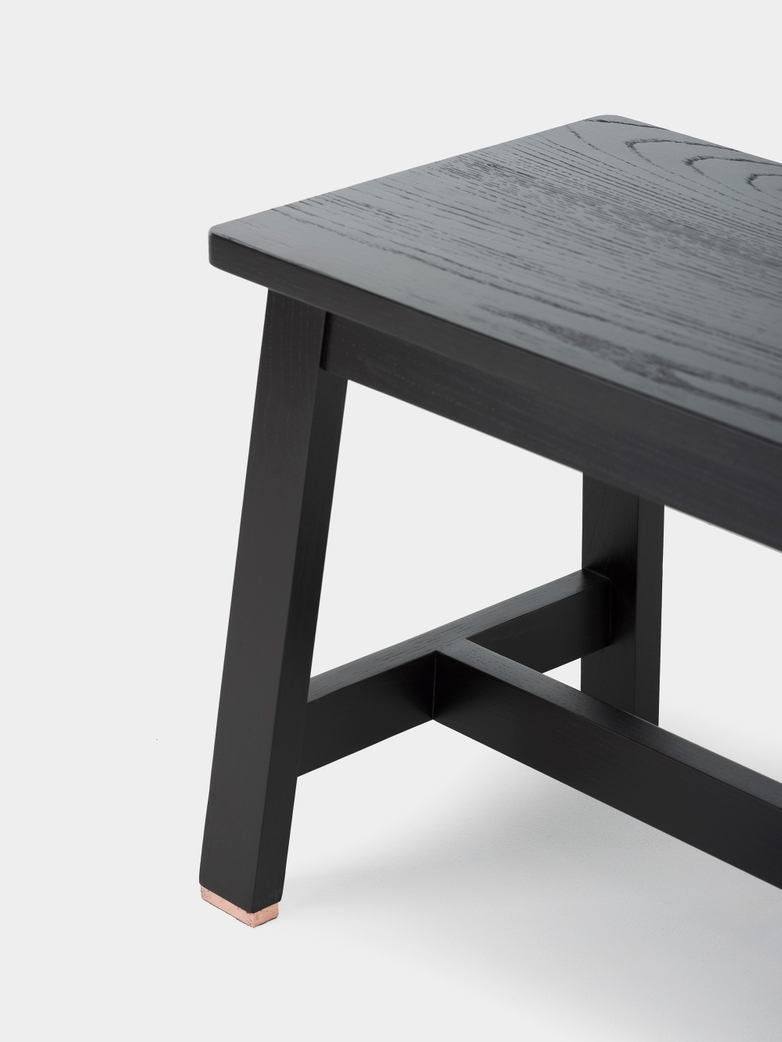 Black Painted Ash - 185 cm