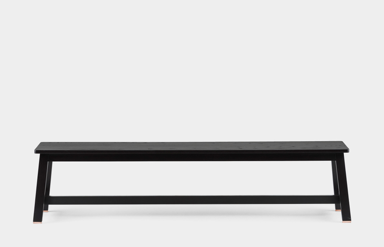 Black Painted Ash - 185 cm