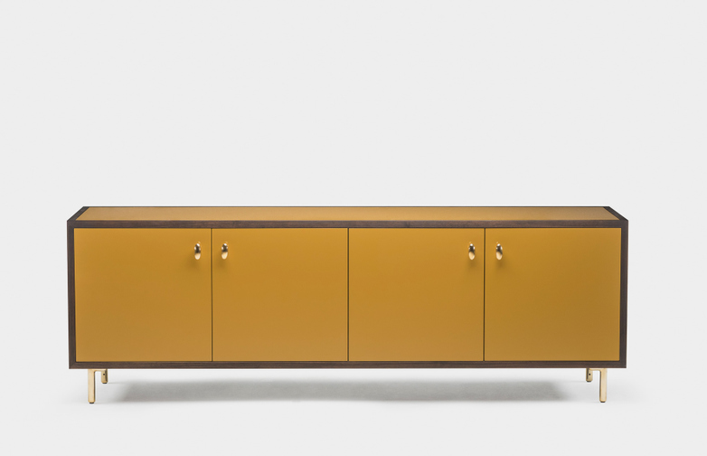 Black Oiled Walnut - Ochre Gloss