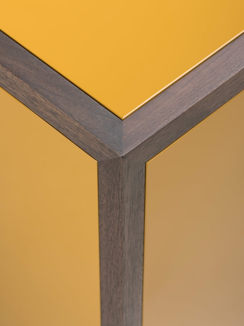 Black Oiled Walnut - Ochre Gloss
