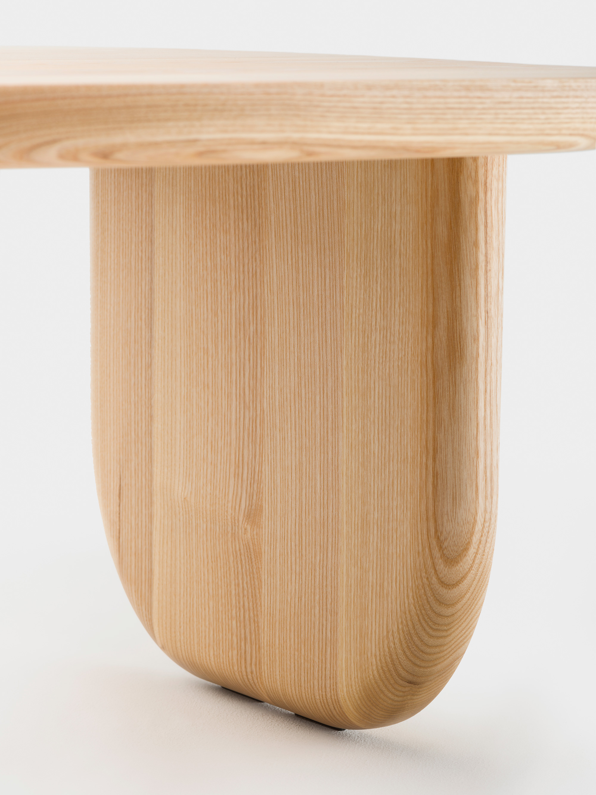 40232 A718926250 118 Kim Side Table By Nichetto In Danish Oiled Ash Detail 2whitebkgrnd Portrait