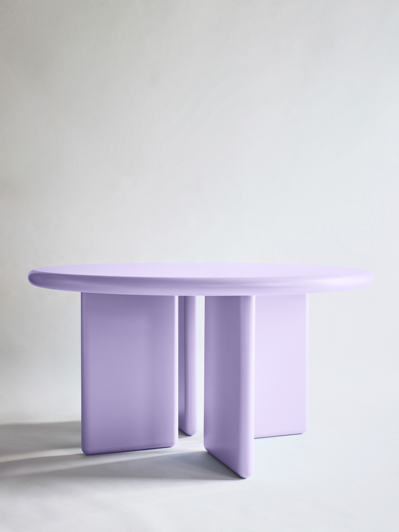 Chunky Round Table - Lilac – 140
