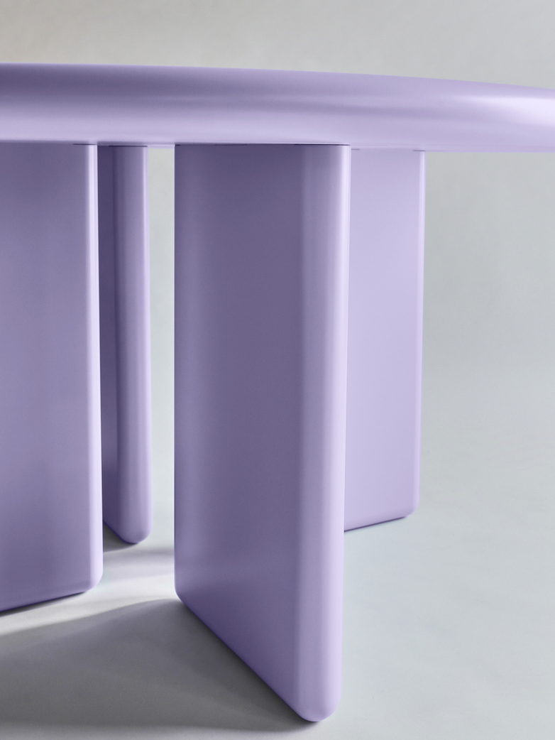 Chunky Round Table - Lilac – 140