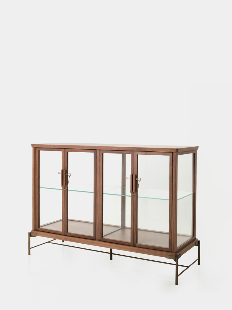 Walnut - Clear Glass