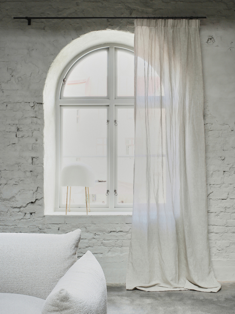 Astrid Paolina Curtain - Sand - 1 x 290