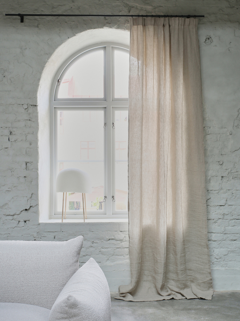 Astrid Valencia Curtain - Beige - 1 x 270