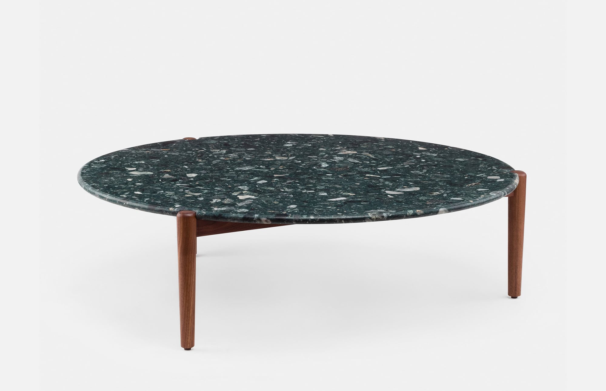 40587 Df5346dc53 40356 2ee72337f9 456gm Sidekicks Large Coffee Table With Terrazzo Top By Studioilse For De La Espada In Danish Oiled Walnut And Verde Terrazzo Whitebkgrnd Zoom Portrait