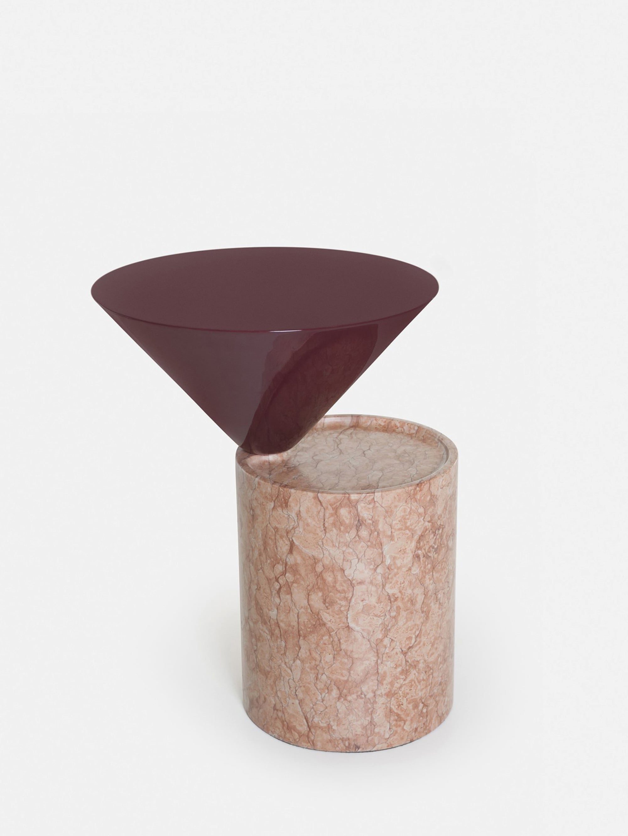 40589 87ee3f73ca 40589 2cdf389a68 A40240 5e0182d792 Laurel Side Table Rose Negrais Marble Bordeaux Gloss1 Original Zoom Portrait