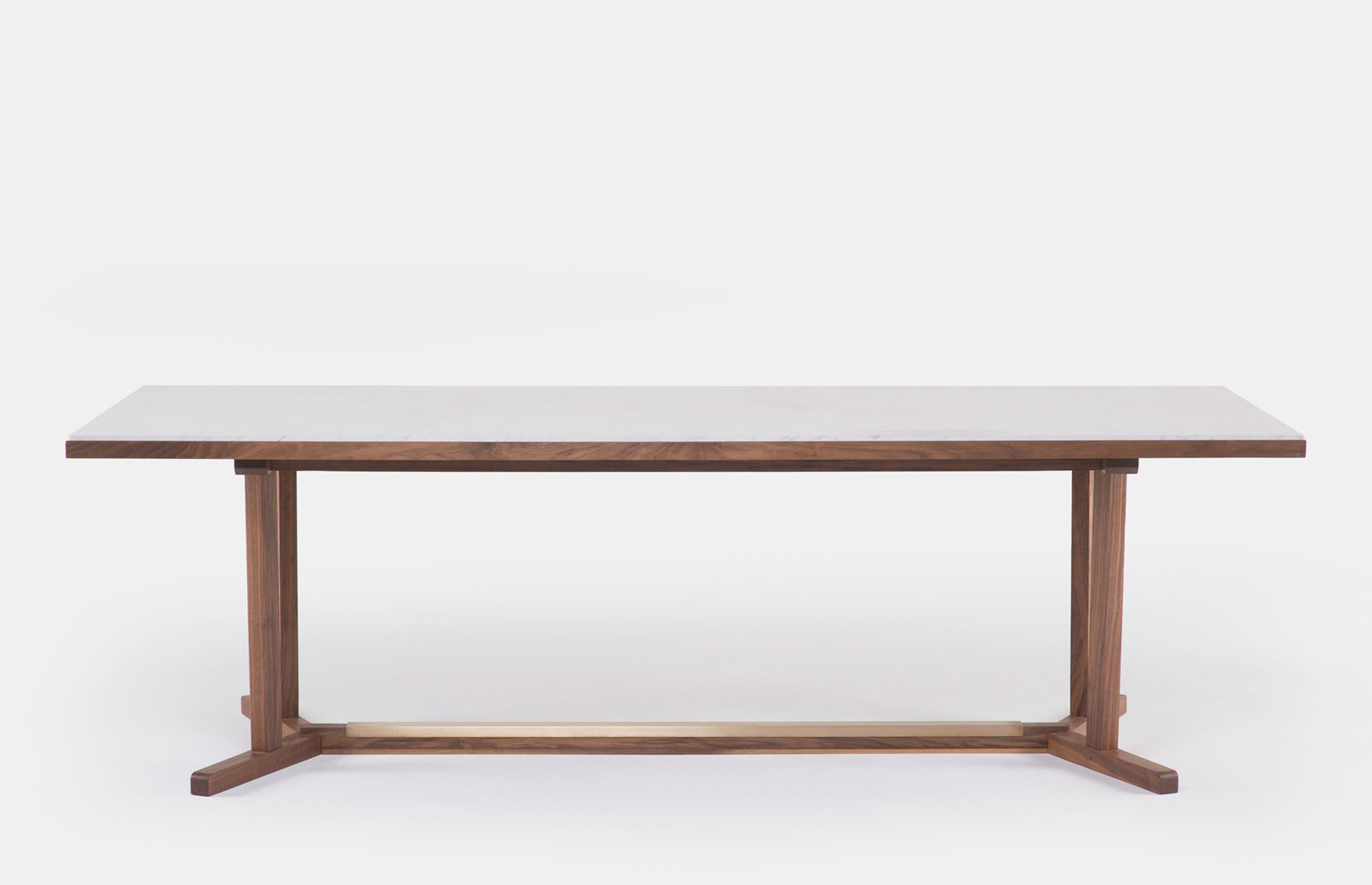 40612 1e69b00ecc 40612 0cd3cd6741 764m Shaker Dining Table By Neriandhu In Walnut And Marble Front Whitebkgrnd Zoom Portrait