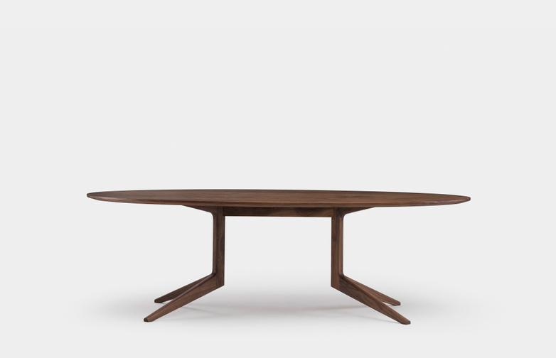Light Oval Table