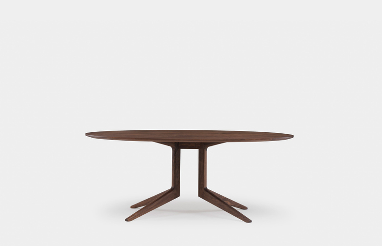 Light Oval Table