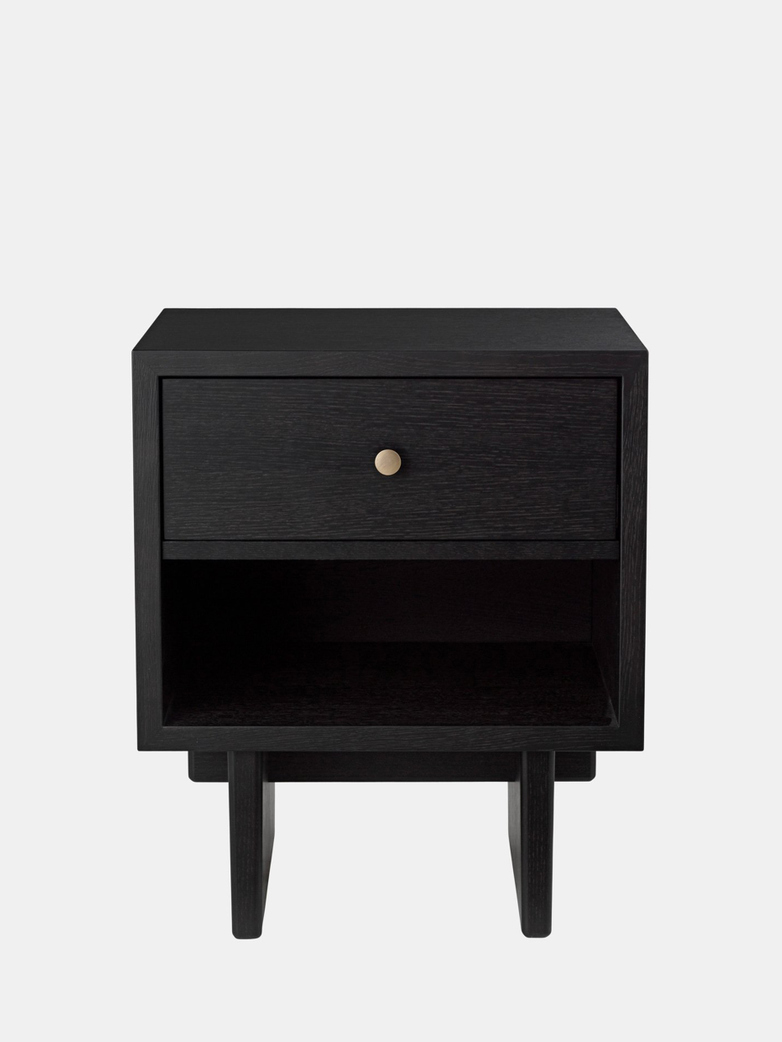 Private Side Table - Black Stained Oak