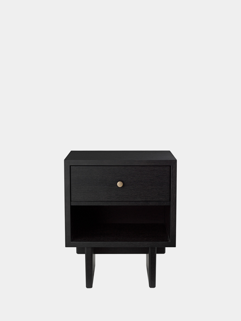Private Side Table - Black Stained Oak