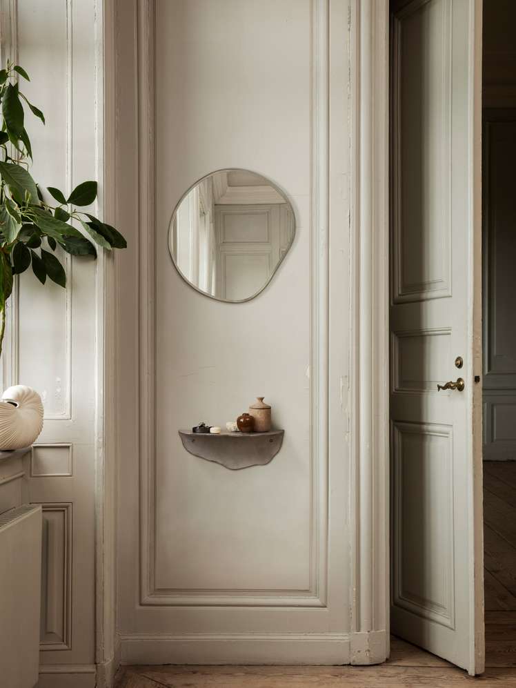 Ferm Living — Pond Mirror - Dark Chrome - Small — Shop All