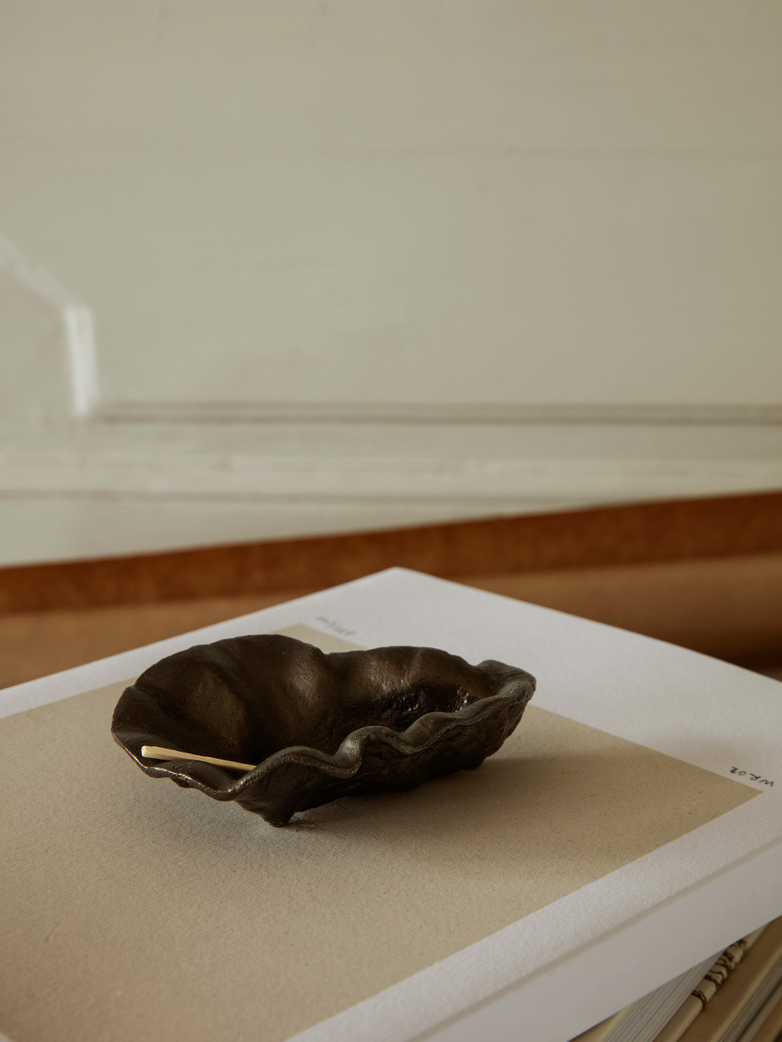 Oyster Bowl - Black Brass