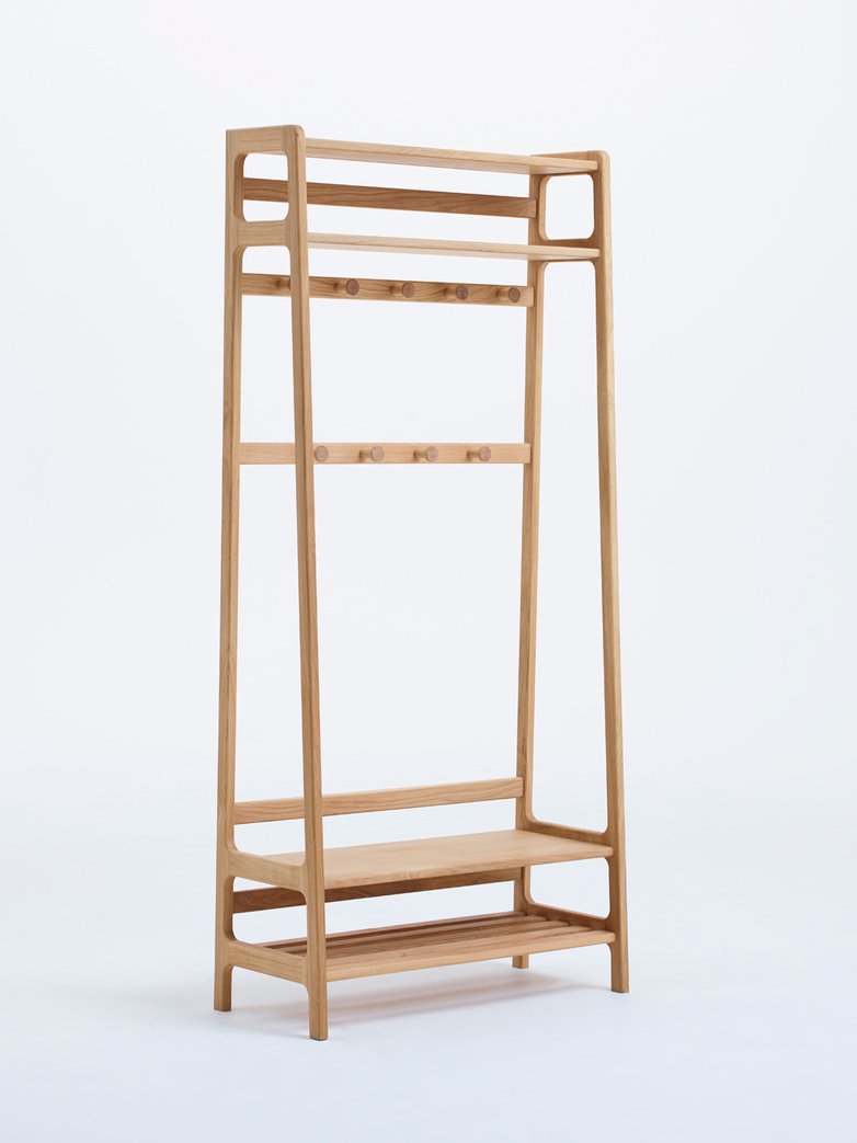 Agnes Hall Stand - Oak