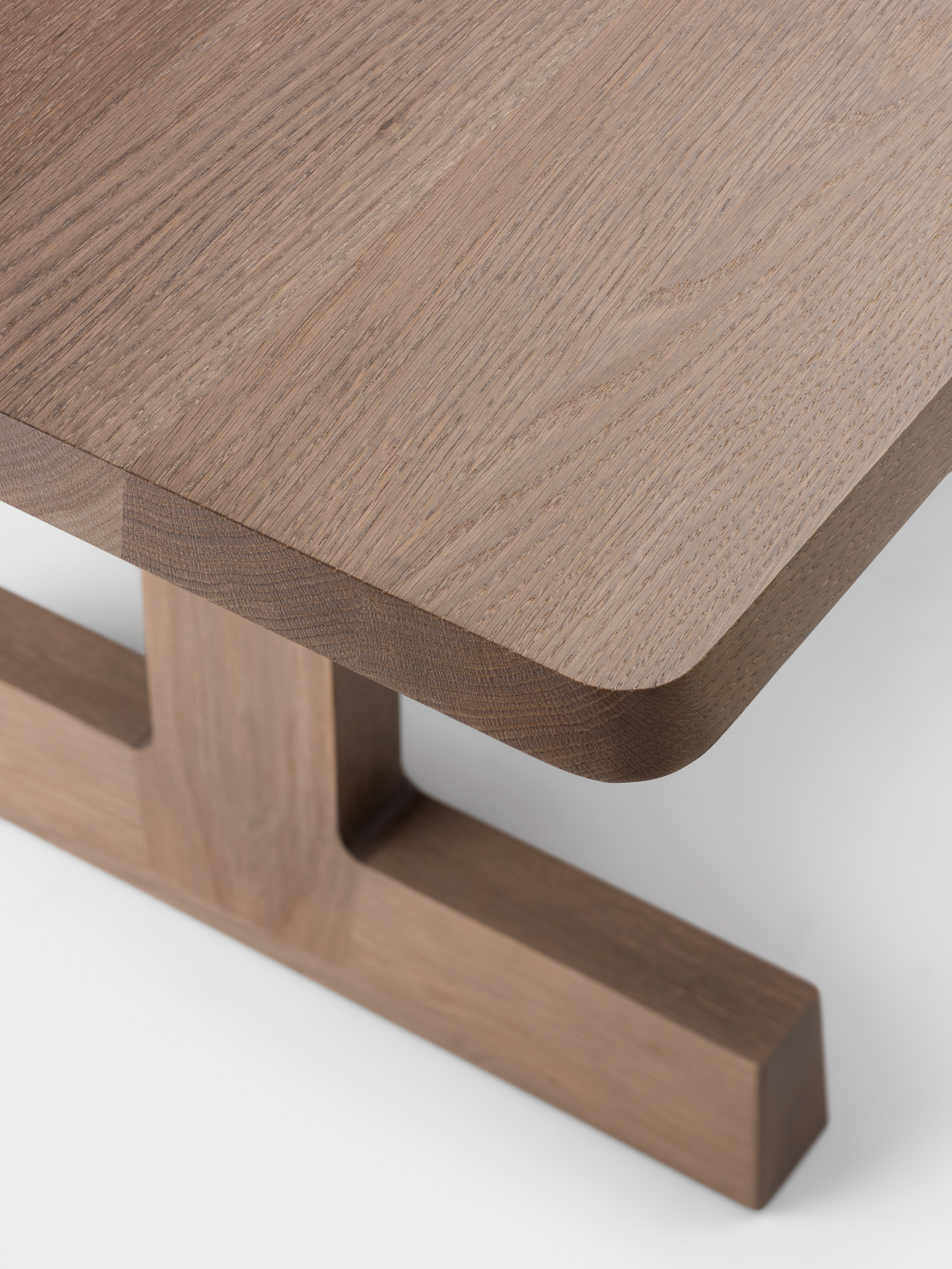 40694 Af7cac029f 405fm Refectory Fixed Table By Matthew Hilton For De La Espada In Oxidised Oak Detail 2 Whitebkgrnd Portrait