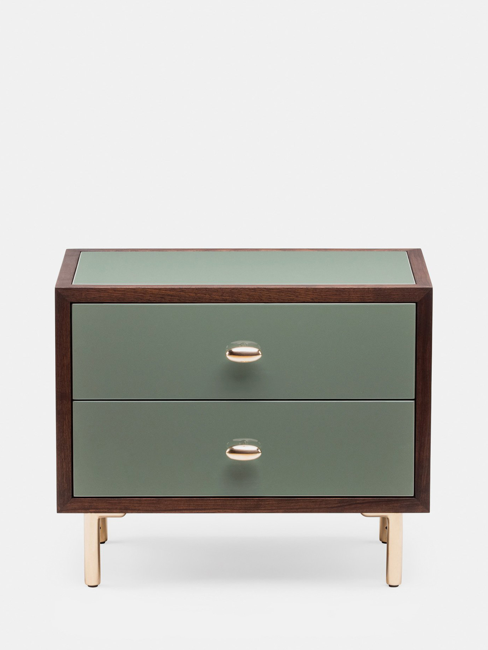 40725 7279d242d5 40725 6f1eb5a62c 063 Classon Bedside Chest By Jason Miller In Black Oiled Walnut And Cove Gloss Painted Hdf Front Whitebkgrnd Zoom Portrait
