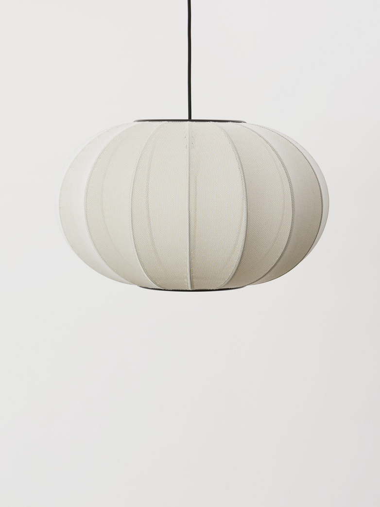 Knit-Wit Oval Pendant 76 - Pearl White