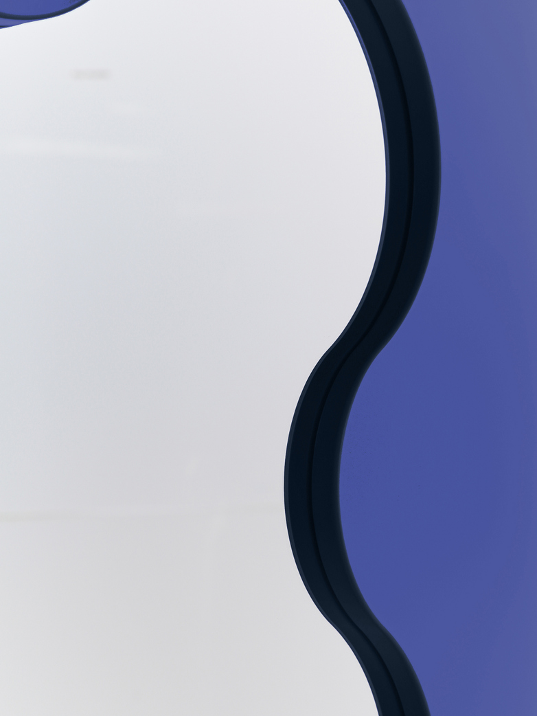Curvy Mirror Mini - Cobalt Blue