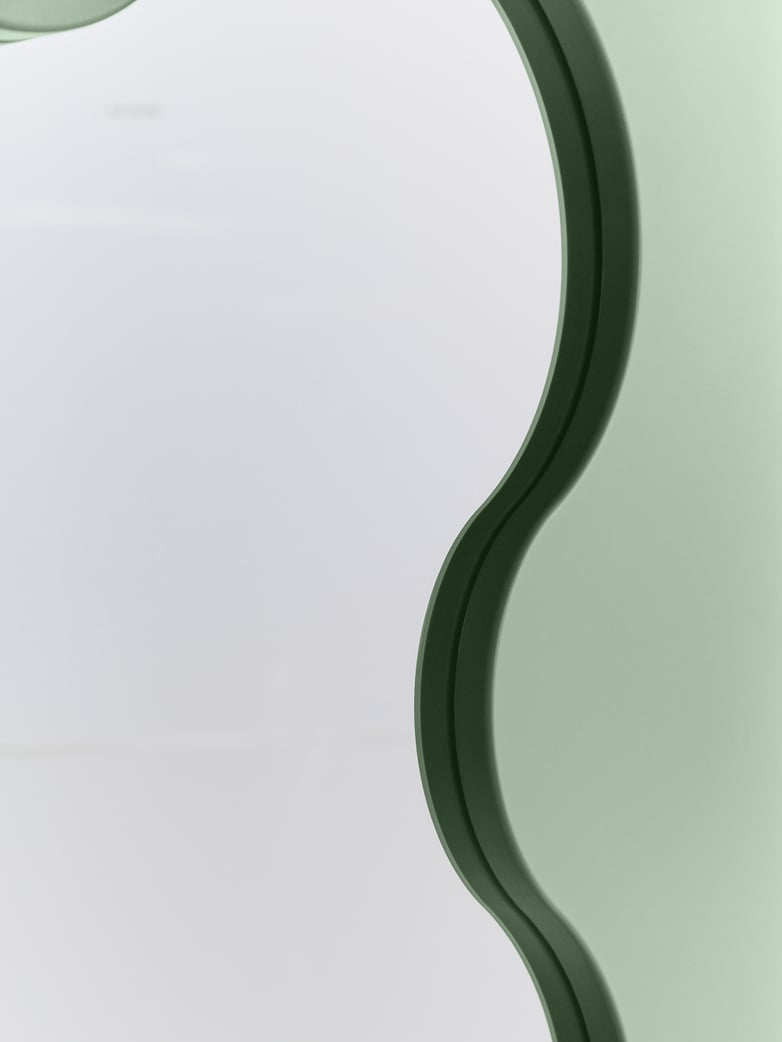 Curvy Mirror Mini - Green