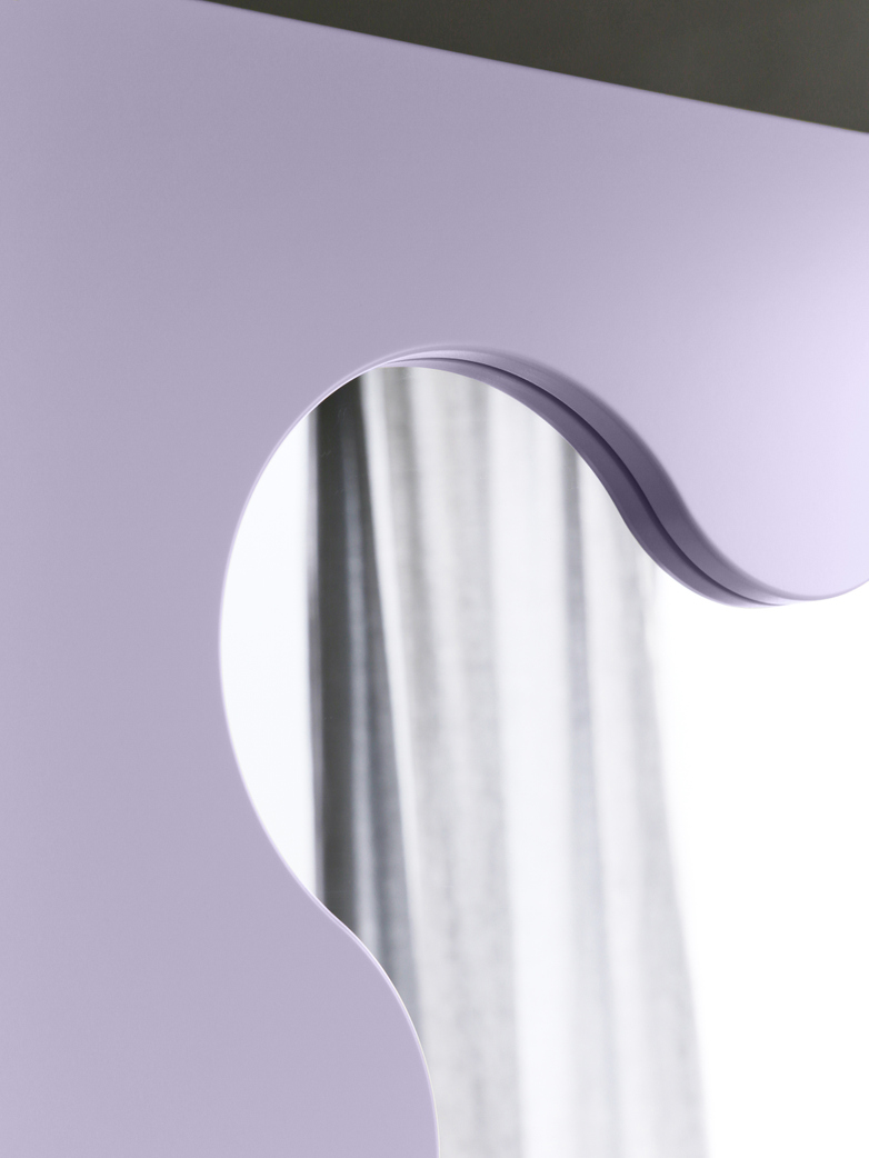 Curvy Mirror Mini - Lilac