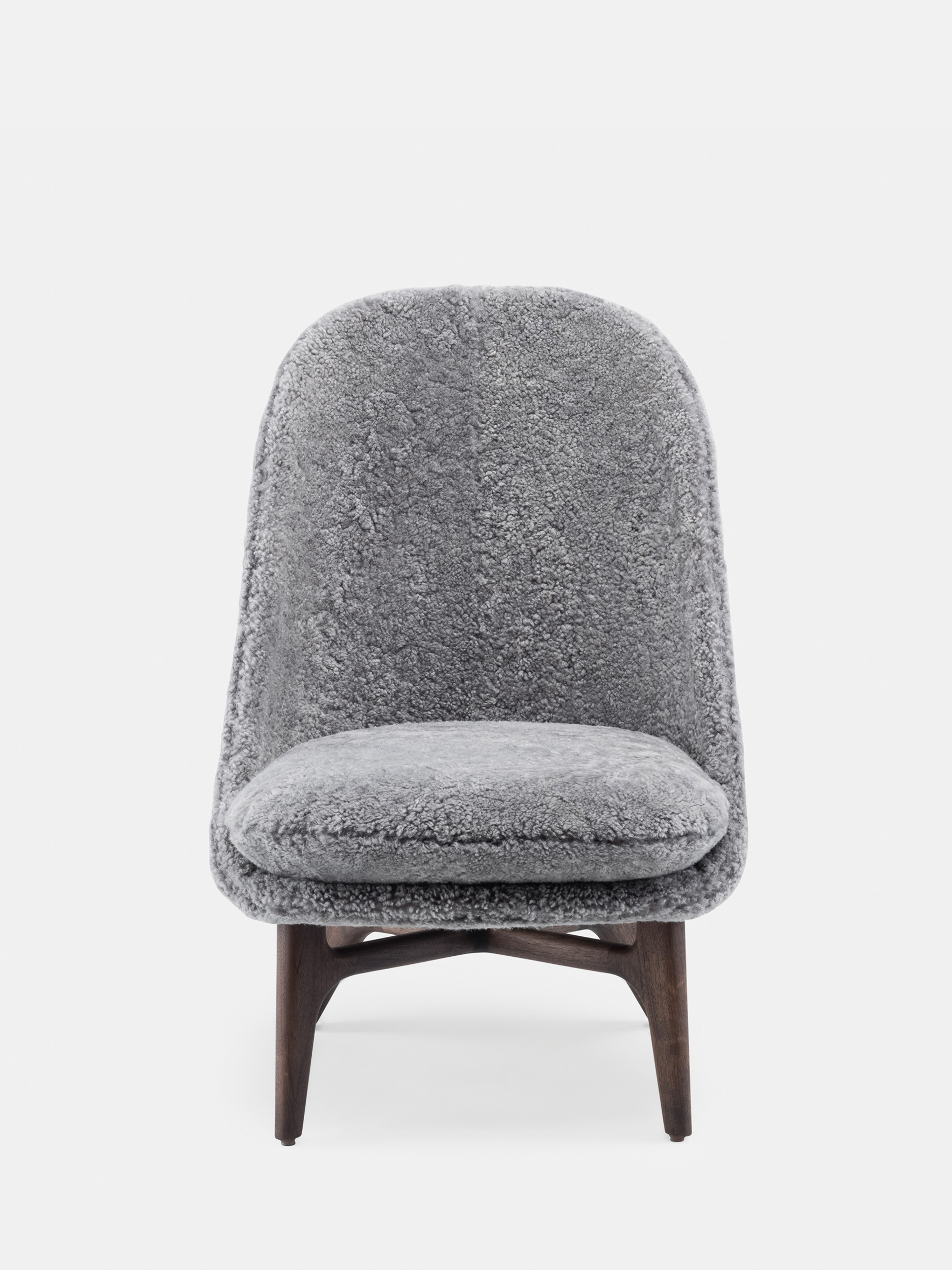 40787 7a31187854 40787 0f6f9c28c9 751 Solo Lounge Chair By Neriandhu In Black Oiled Walnut And Scandinavian Grey Curly Sheepskin Front Whitebkgrnd Zoom Portrait