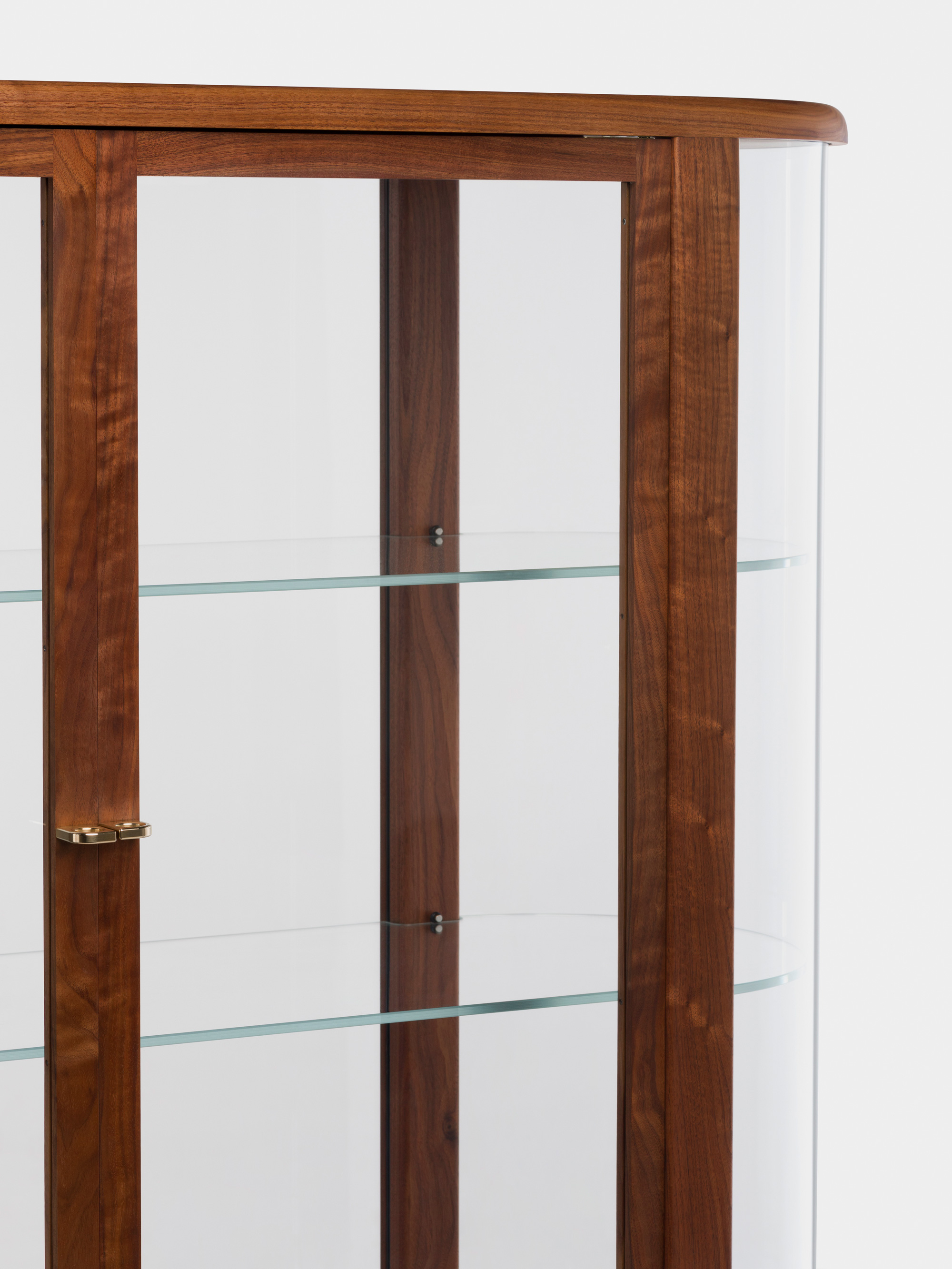 40792 F561dba3f8 789t Solo Tall Vitrine By Neriandhu In Danish Oiled Walnut Detail6 Whitebkgrnd Portrait