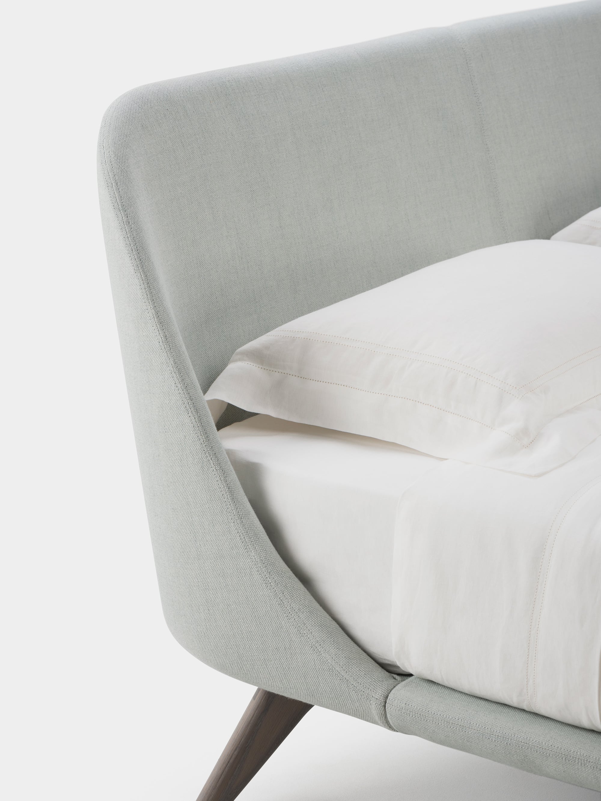 40800 372fd7fc14 787 Solo Bed By Neriandhu In Oxidised Oak And Sunniva 2 132 Fabric Detail1 Whitebkgrnd Portrait
