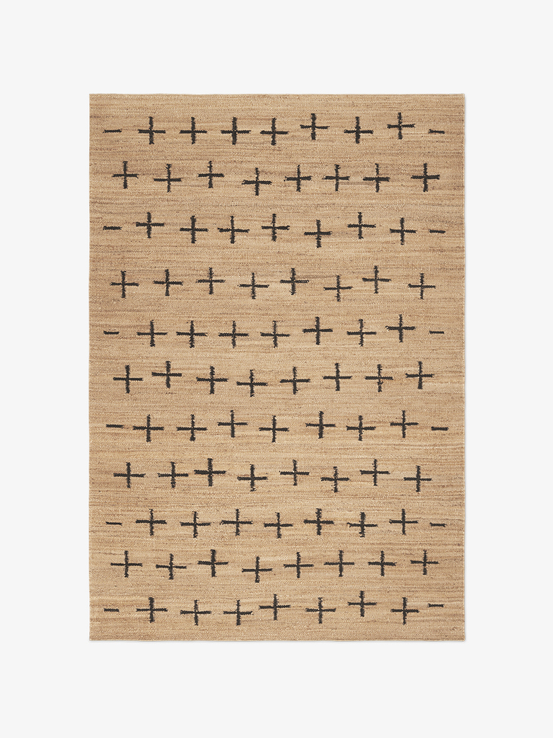 Jute Cross Black