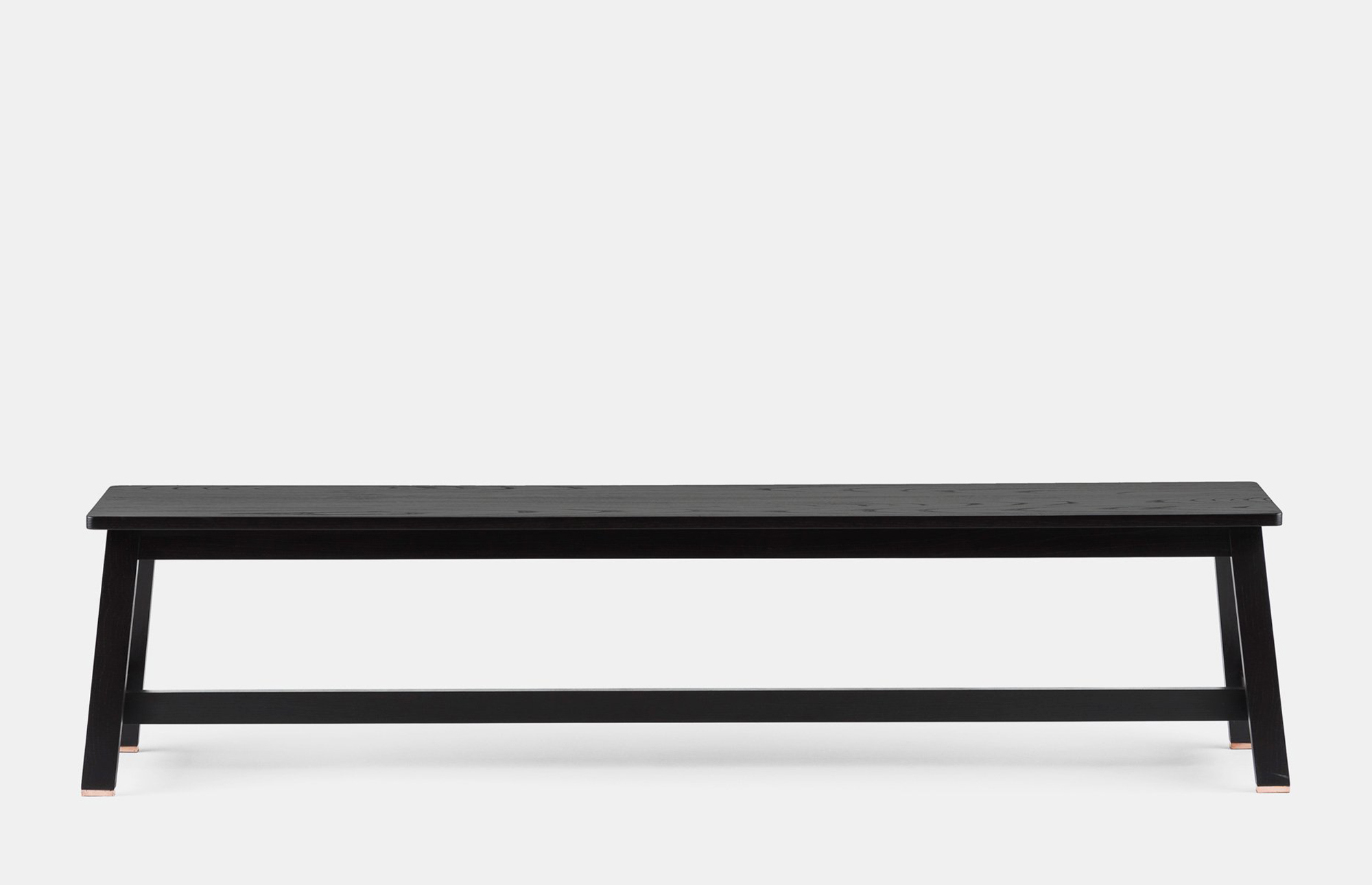 41077 D19736077b 40157 D2b5db745a 443 Bench By Studioilse In Black Painted Ash Front Whitebkgrnd Zoom Portrait