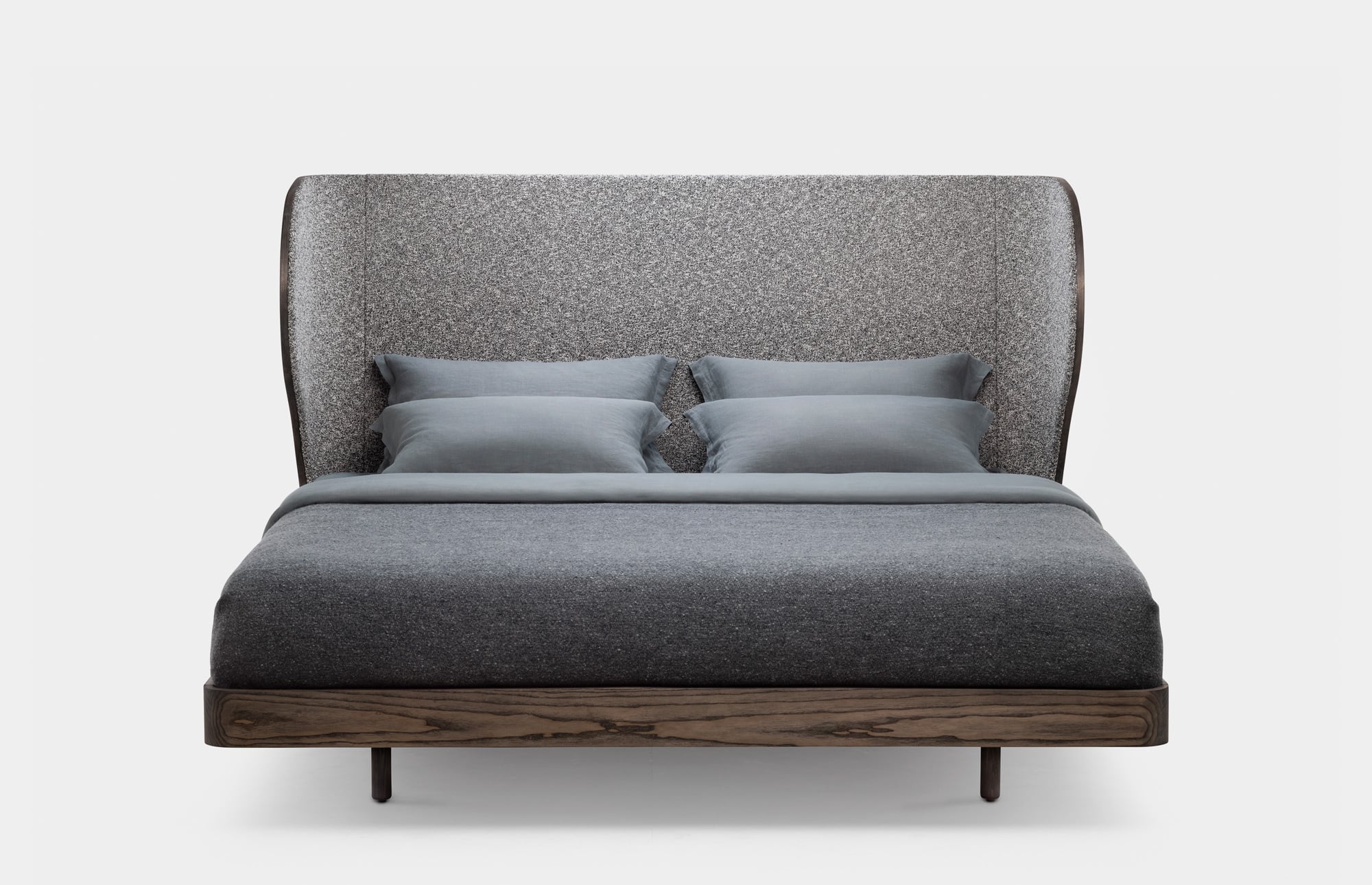 41118 56ac302ab7 265 Suite Bed By Autoban In Black Oiled Ash And Zero 004 Fabric Front Whitebkgrnd Portrait