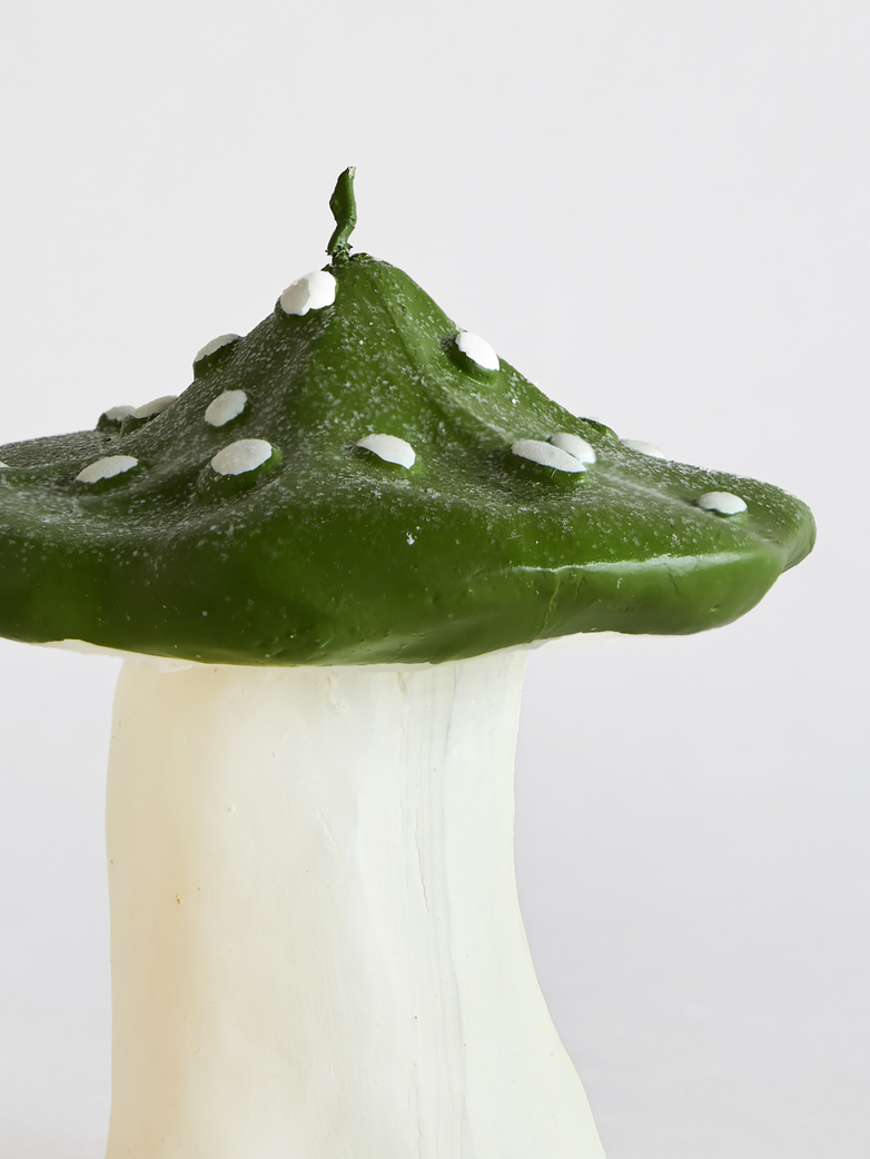 Mushroom Candle - Green