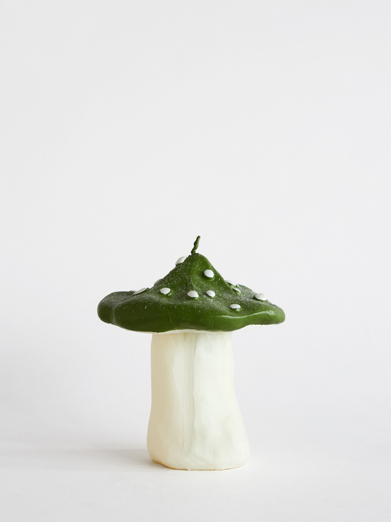 Mushroom Candle - Green