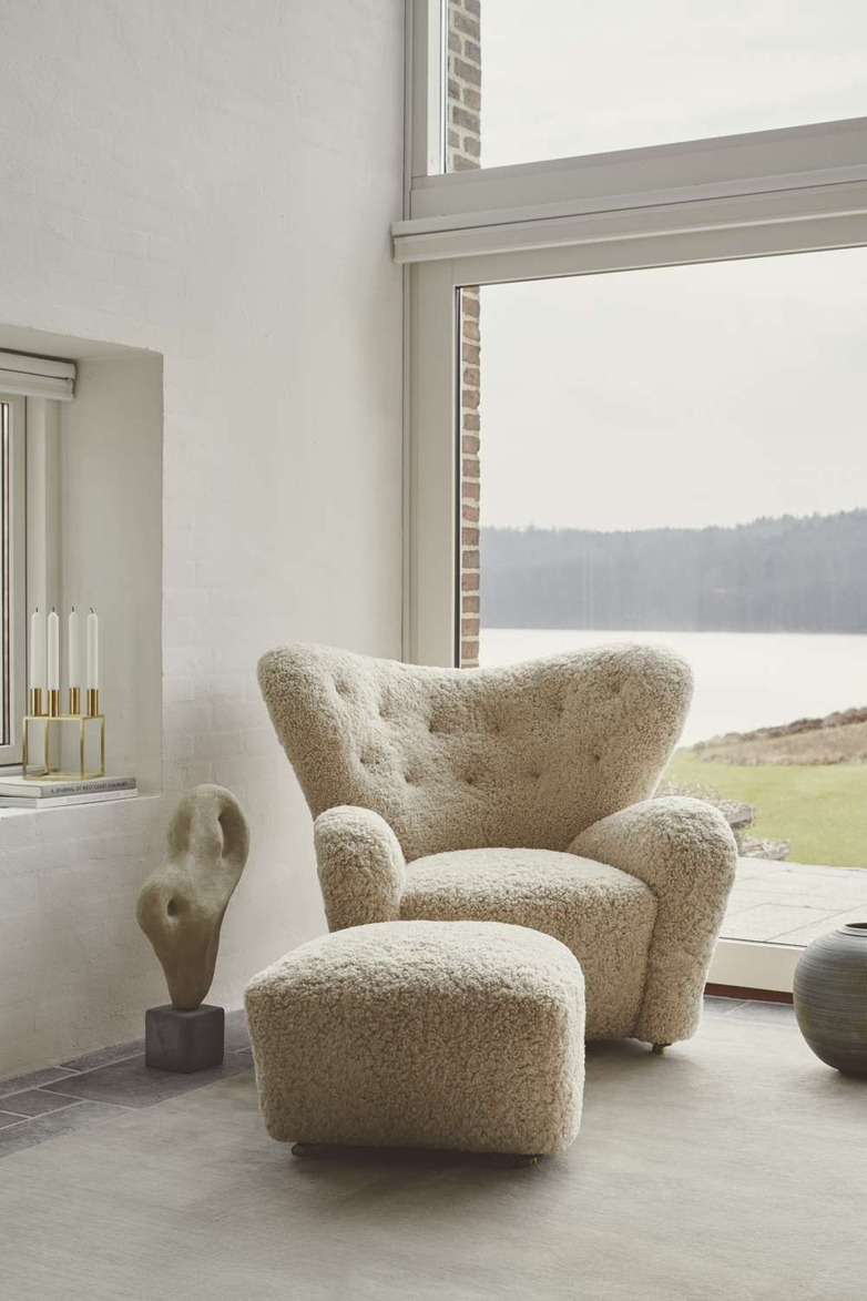 The Tired Man Armchair - Sheepskin