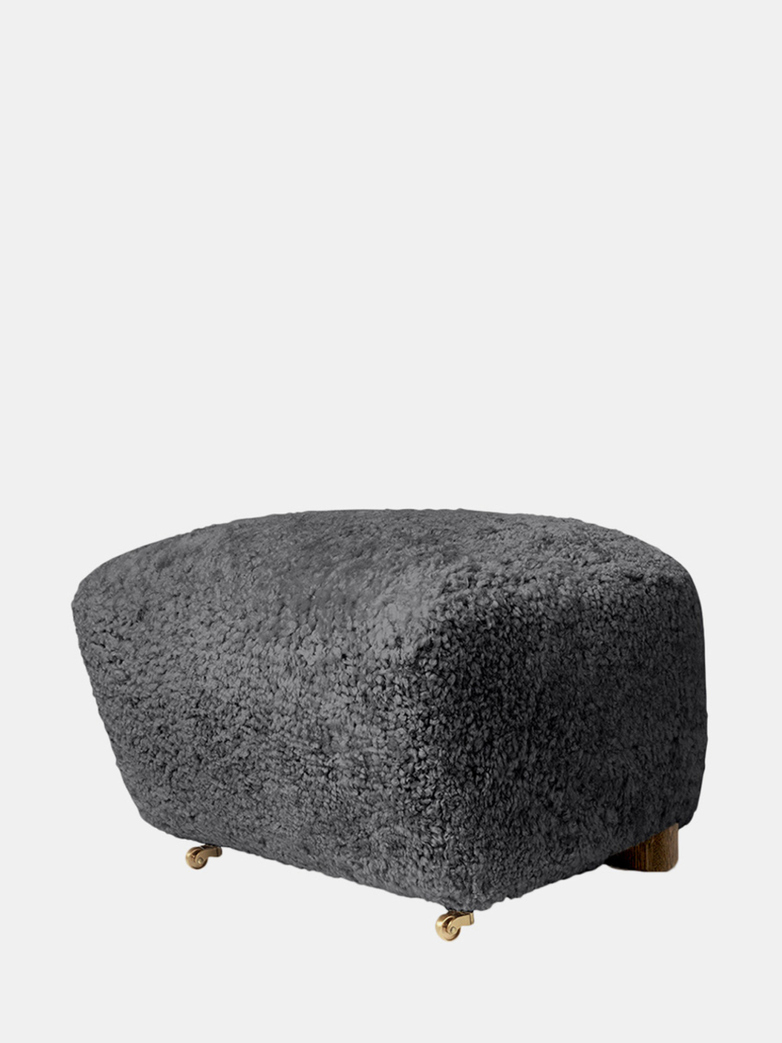 The Tired Man Footstool - Sheepskin