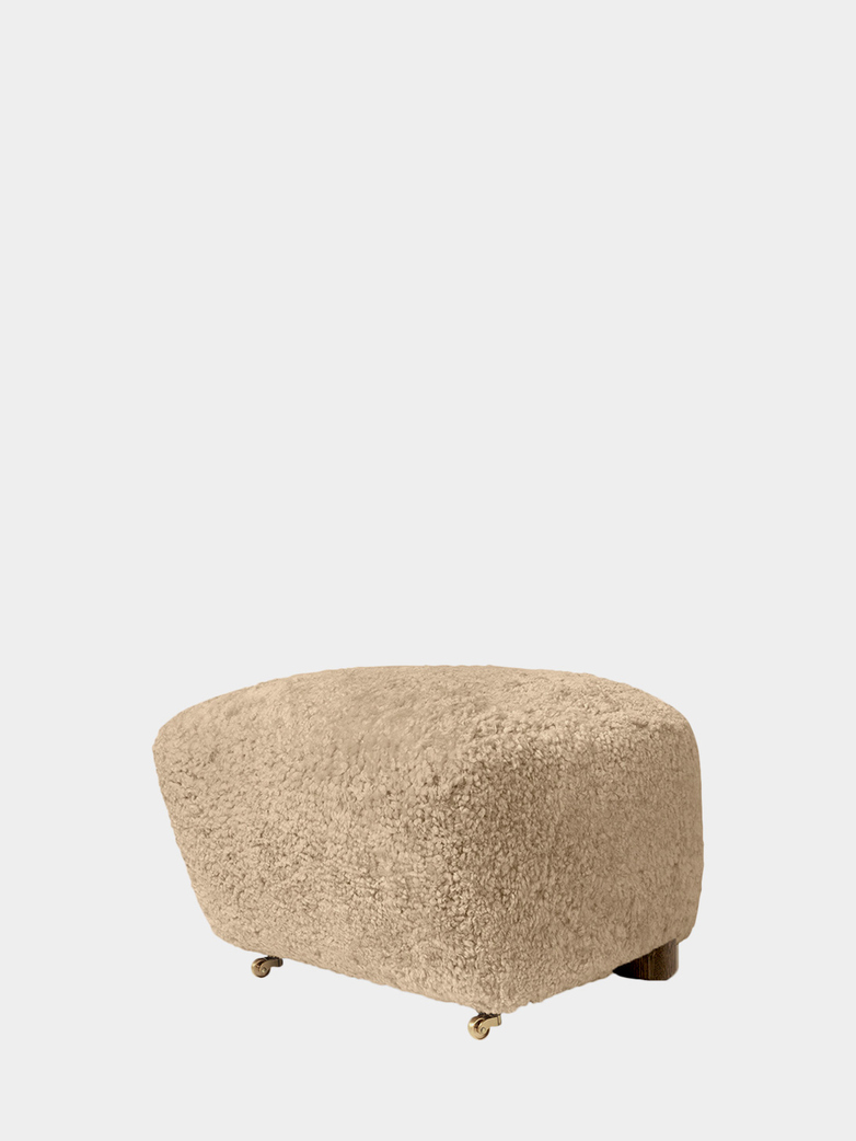 The Tired Man Footstool - Sheepskin