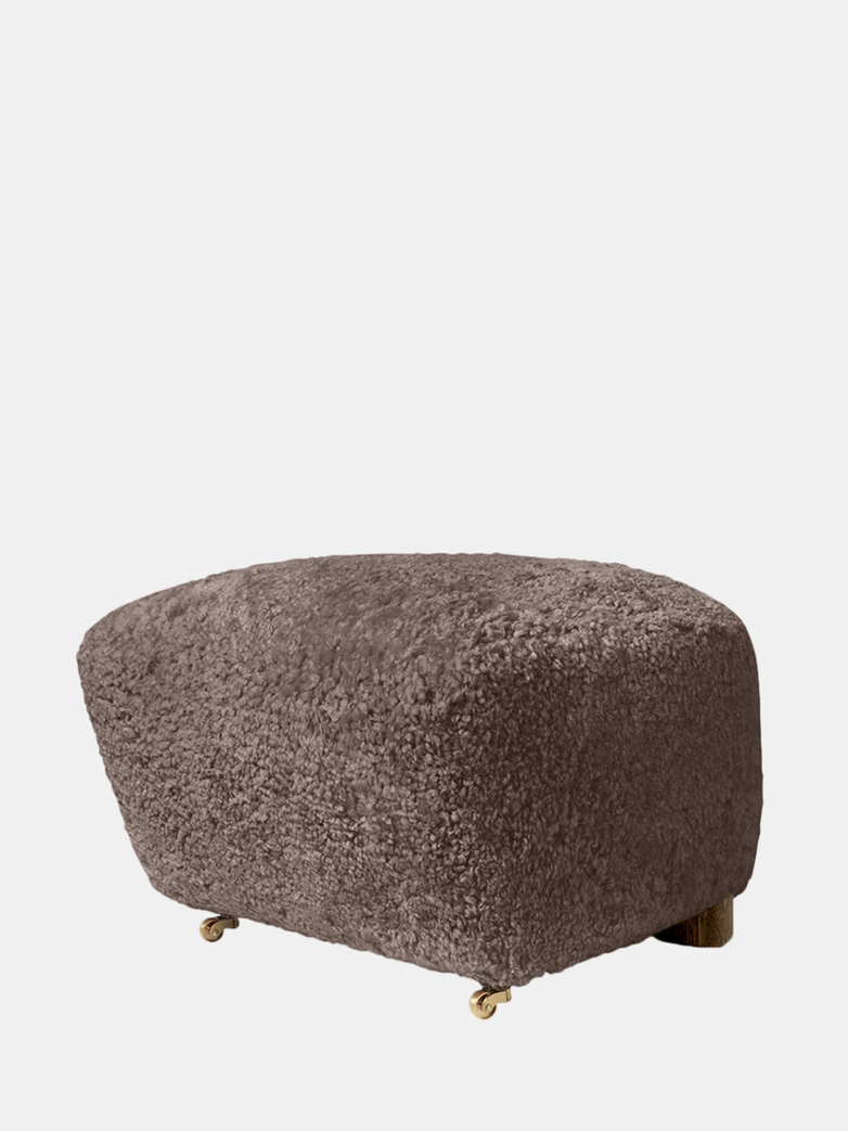 The Tired Man Footstool - Sheepskin
