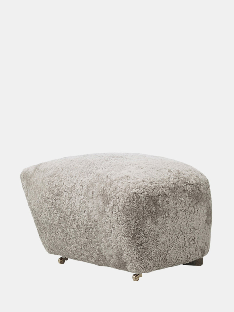 The Tired Man Footstool - Sheepskin