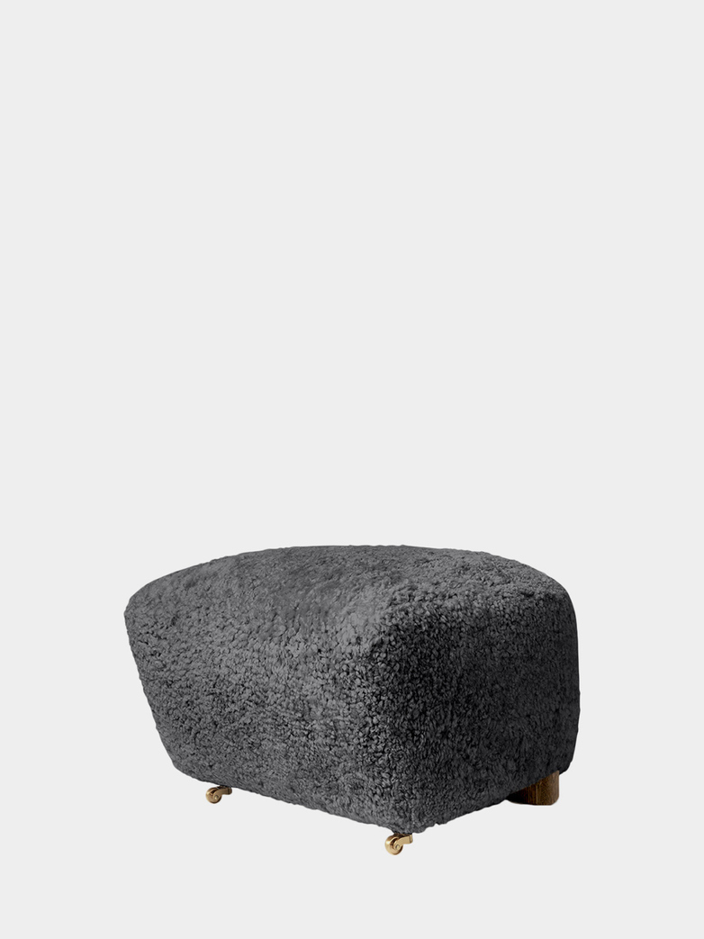 The Tired Man Footstool - Sheepskin