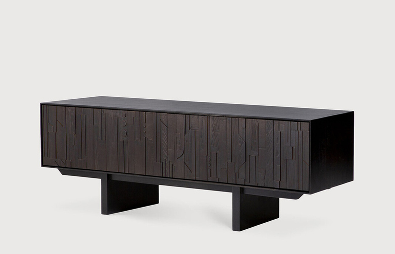 Teak Mosaic TV Sideboard